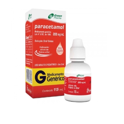 Paracetamol gts 15ml greenpharma