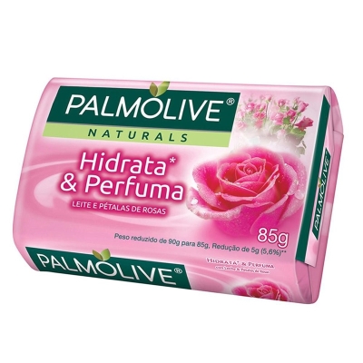Sabonete palmolive 85grs (rosa) hidrata e perfuma rosas