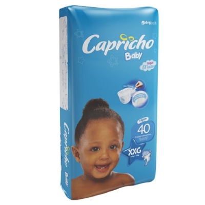Fralda capricho baby hiper xxg c/40