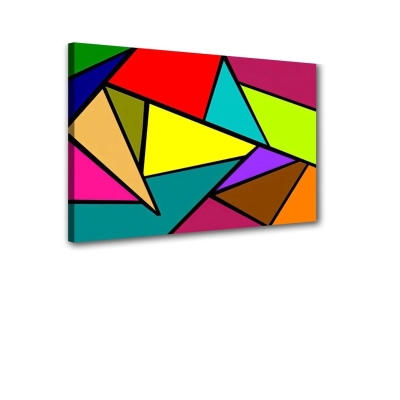 Quadro decor 50x50 colorido