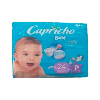 Fralda capricho baby jumbinho p c/24